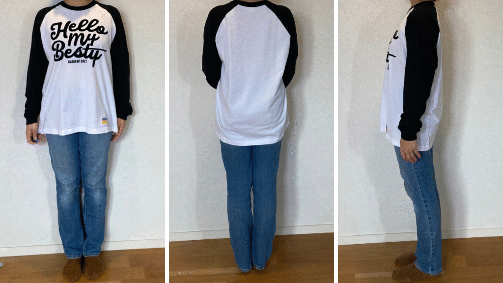 ビーファーストファンミのロンT着用・サイズ感レビュー!158cm標準体型