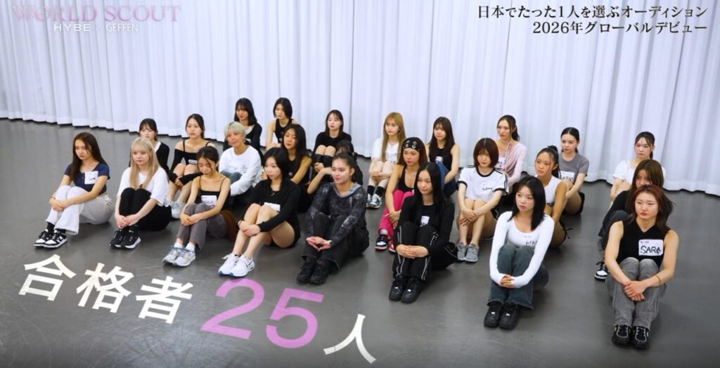 WORLD SCOUT:THE FINAL PIECE（ワースカ）の2次審査に参加者の年齢順一覧・平均年齢